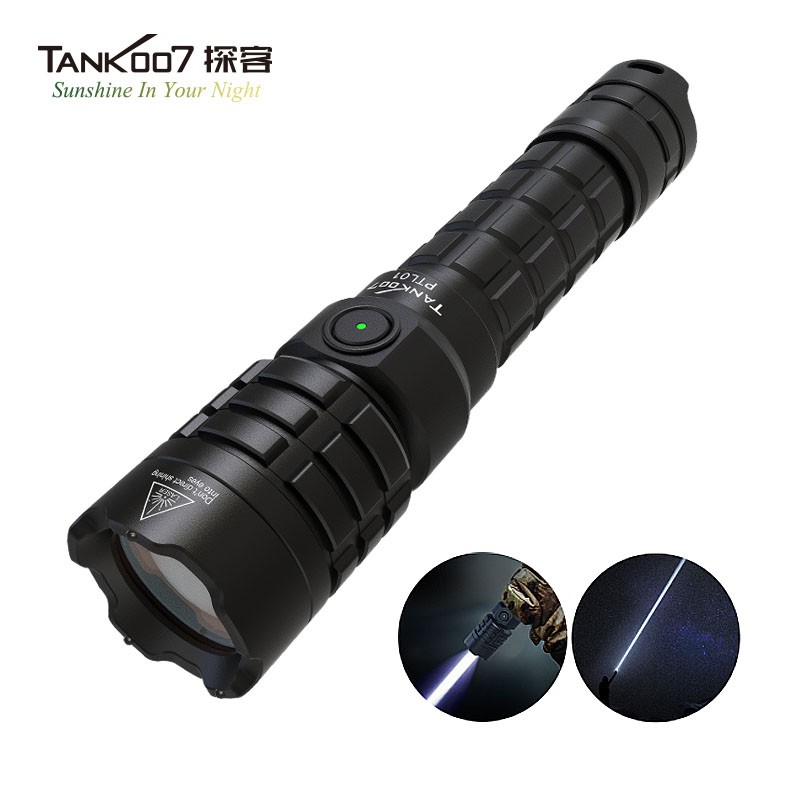 TANK007探客PTL01戰術型白色激光手電筒 大功率強光..